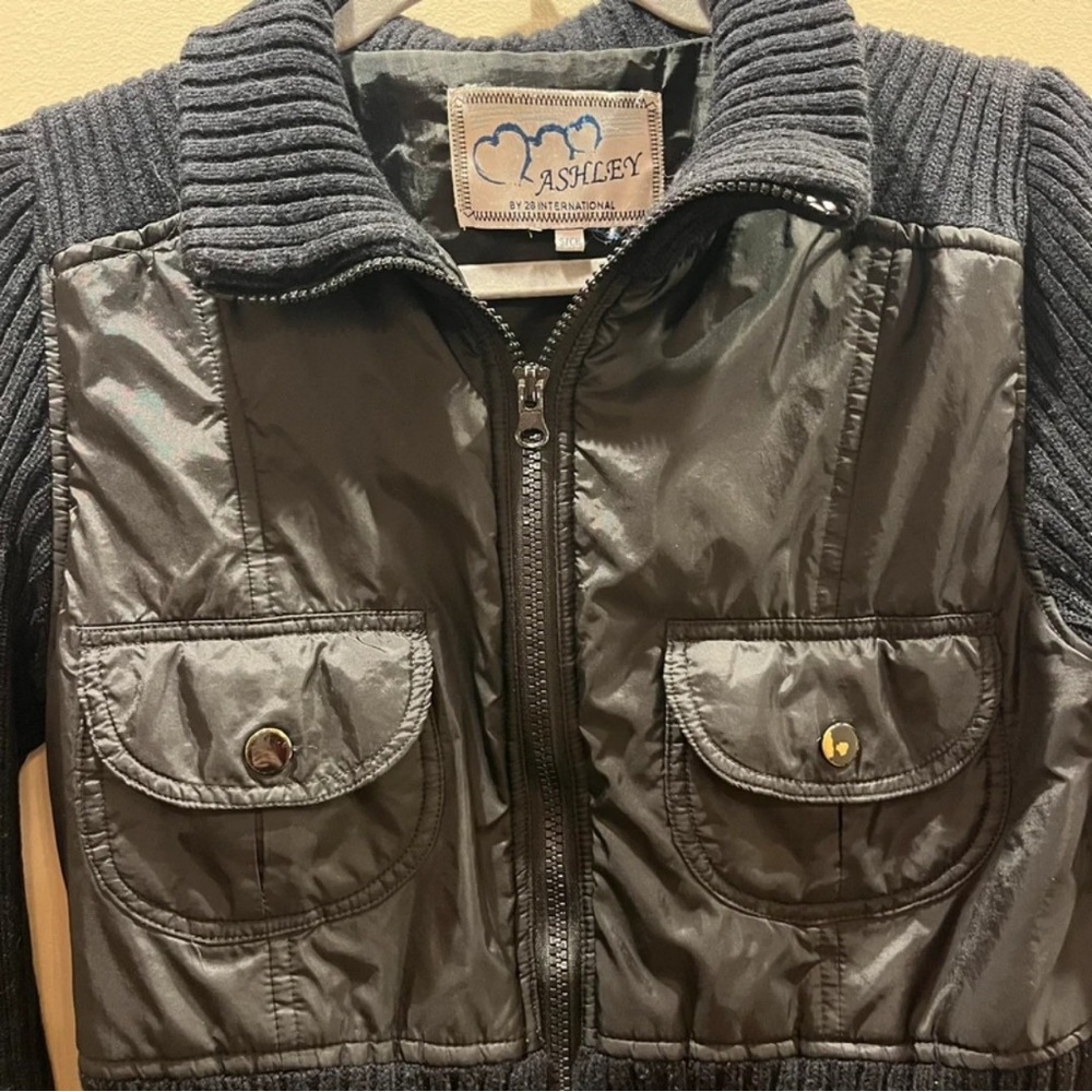 Jane Ashley Black Utility Jacket - image 2